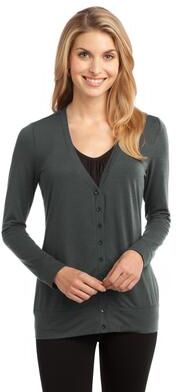 Port Authority L545 Women's Concept Cardigan Jacket in Grey Smoke size XS   Triblend