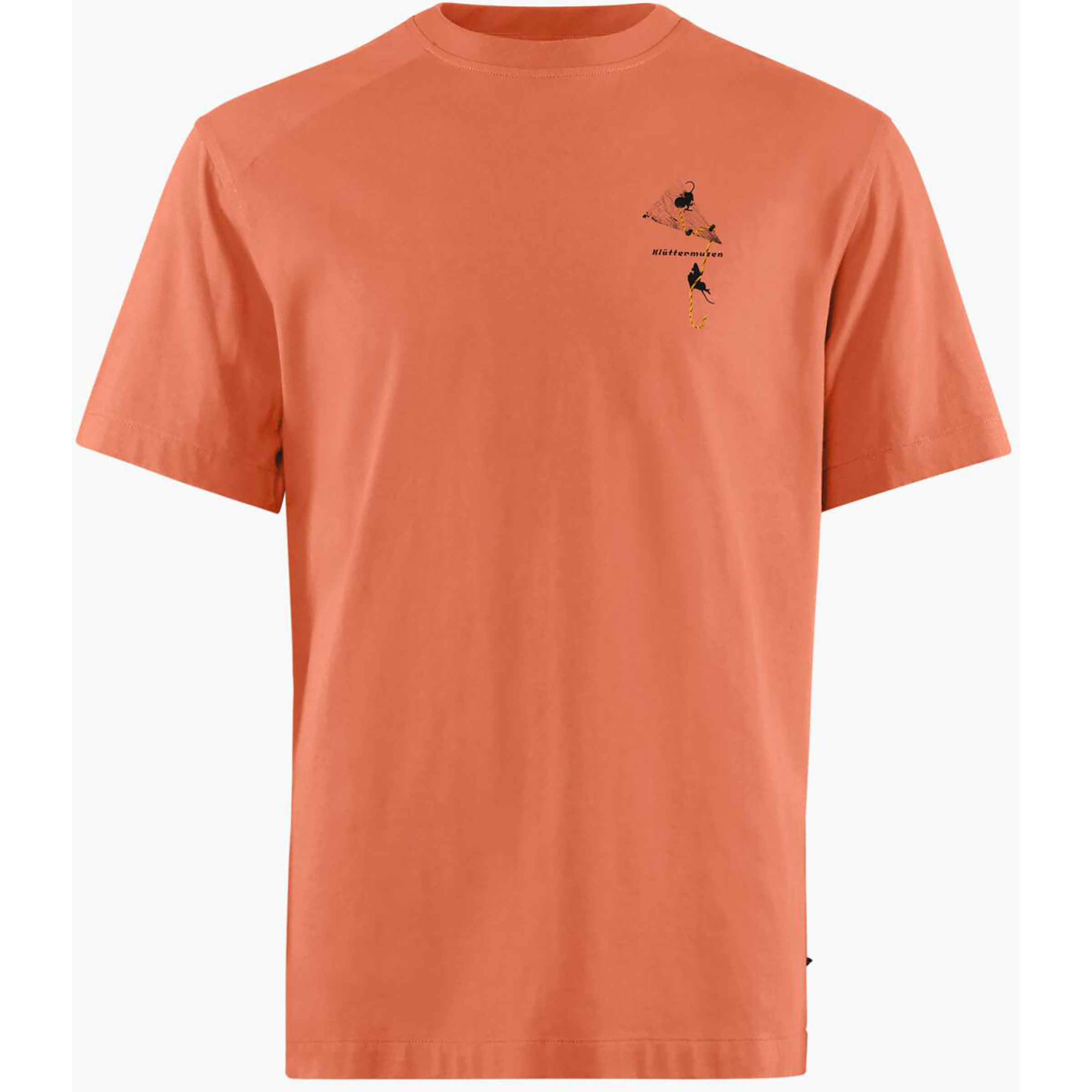 Klättermusen Root Glacier Herren T-Shirts orange Größe M Lifestyle Atmungsaktiv