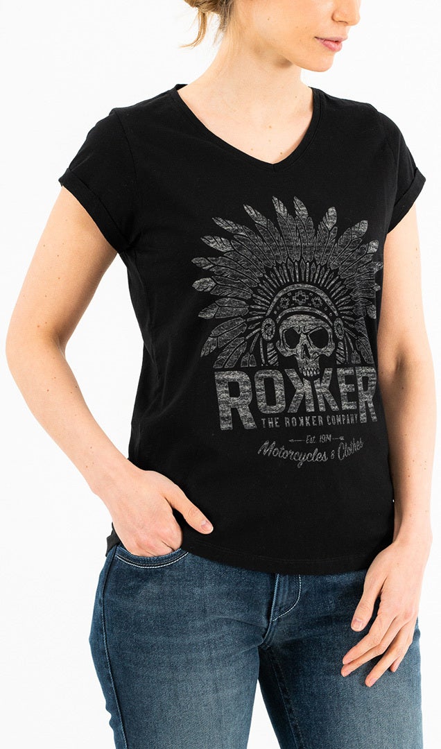 Rokker Indian Bonnet Damen T-Shirt C40053-1-M