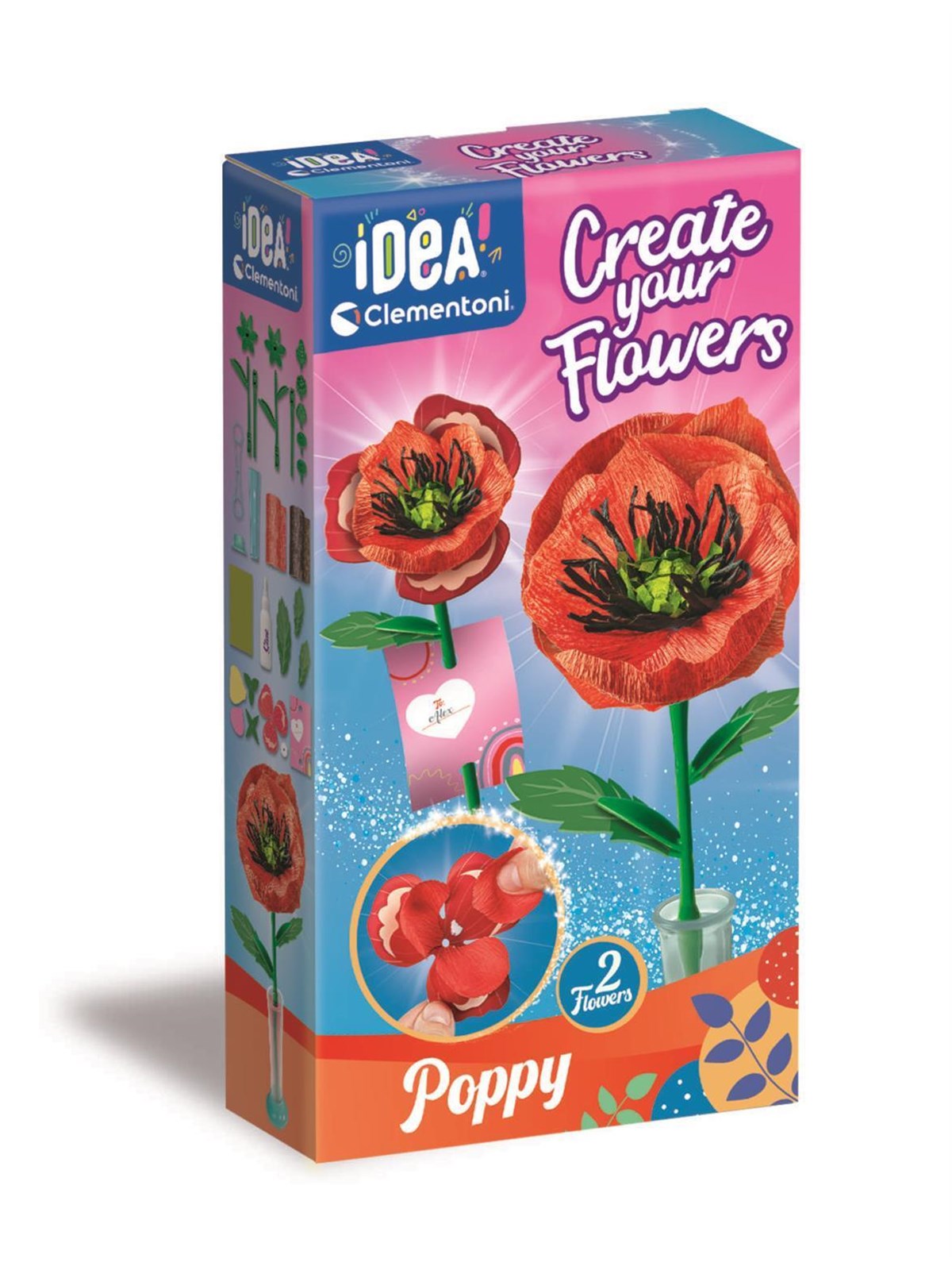 Clementoni Create Your Flowers Mohn