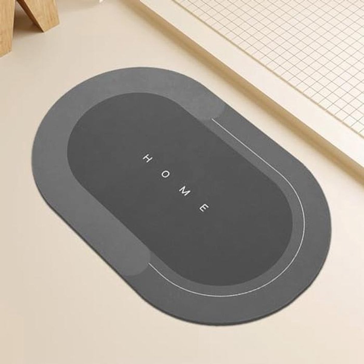 Absorberende antislip badmat - Sneldrogende vloermat voor badkamer, keuken en wastafel