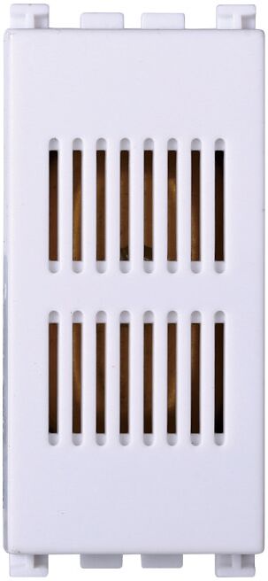 Ettroit Campanello 220v 6a 1 Modulo Colore Bianco Compatibile Con Vimar Arke - Va1601b