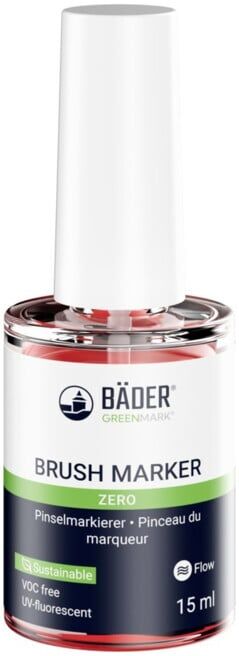 Bäder Marqueur pinceau Zero 15 ml tube rouge ; baeder (13050w)