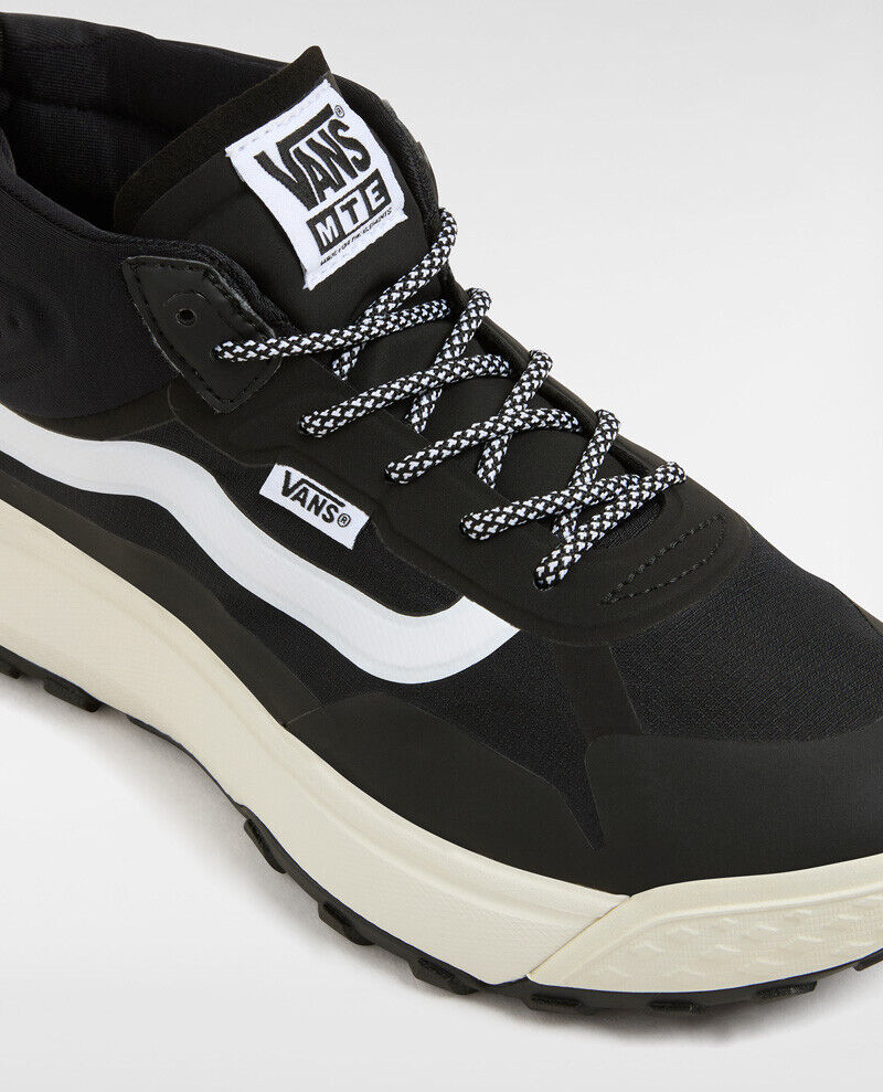 Sneakerboots VANS "MTE Crosspath Mid", Damen, Gr. 39, schwarz-weiss (schwarz, weiß), Synthetik, Textil, Schuhe Sneakerboots, Winterschuhe, wasserabweisend schwarz, weiß 39