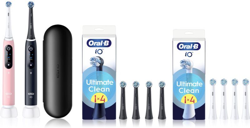Oral-B iO6 Connected Coach set of toothbrushes with replacement heads