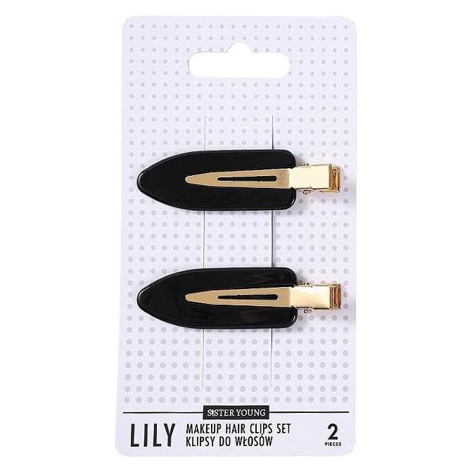 Galeria Hobby Sister Young Lily Makeup Hair Clips Set Black 2 Pieces (2 Stk.) (61232727)