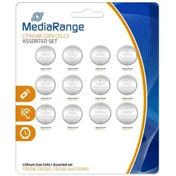 MEDIARANGE MRBAT139 - Einwegbatterie - Lithium - 3 V - 12 Stück(e) - Silber - Knopf/Münze