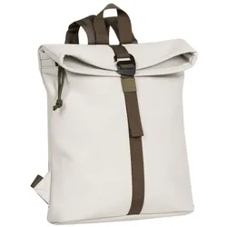 Tim - Los Angeles Rolltop Mini Rucksack beige/olive