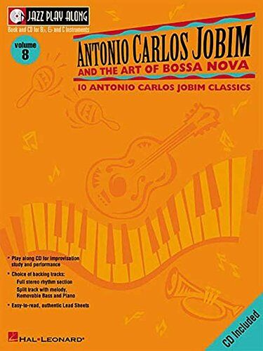 Jazz Play Along Volume 8 Antonio Carlos Jobim & Art Bossa Nova Bk/Cd: Play-Along, CD für Instrument(e) - Preis vom 09.10.2026 07:28:09 h