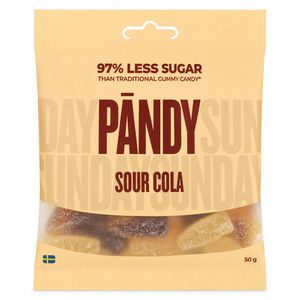 Pändy Fruchtgummis Sour Cola, zuckerreduziert, 50 g