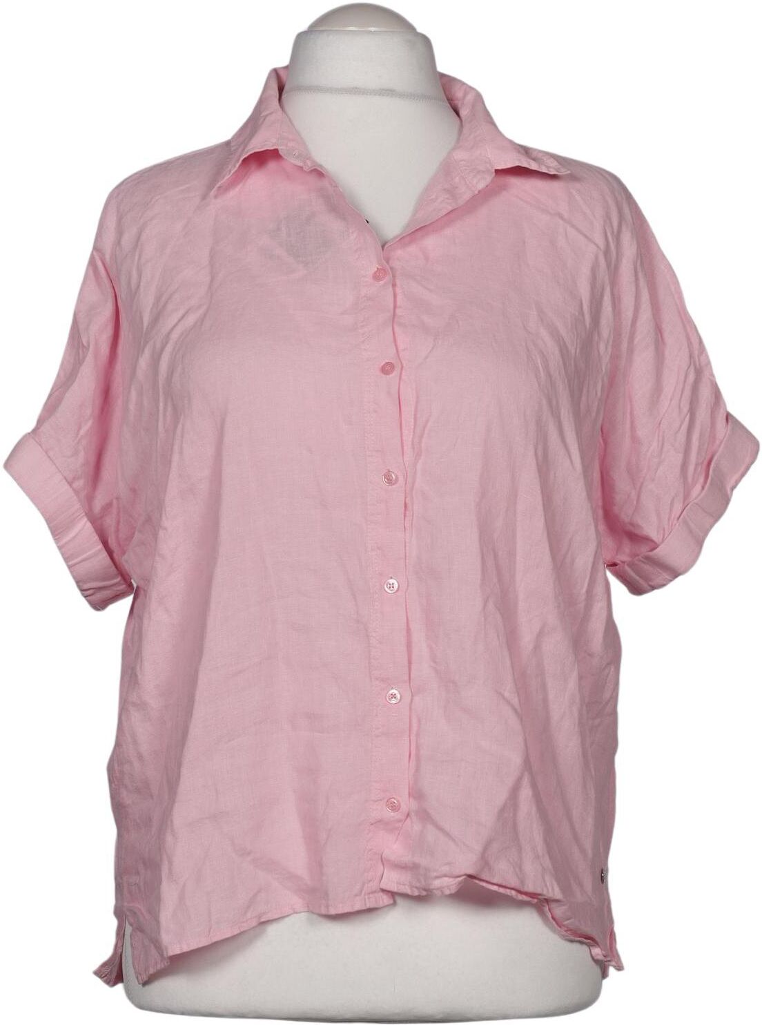 Mos Mosh Damen Bluse, Pink, Gr. Xxl, Leinen - Second Hand