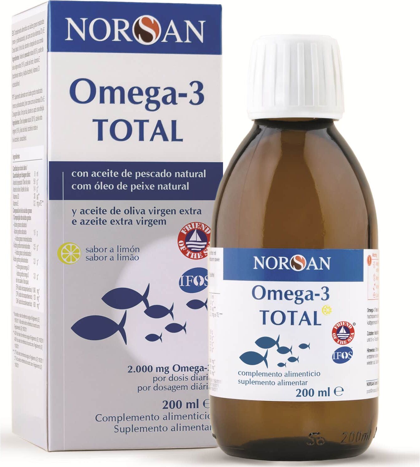 Norsan Omega-3 Total Limón 200ml