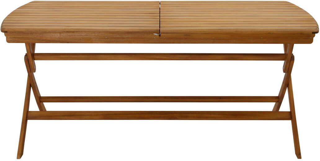 Miliboo Ausziehbarer Gartentisch mit integrierter Verlängerung aus Massivholz B180-240 cm CANOPEE