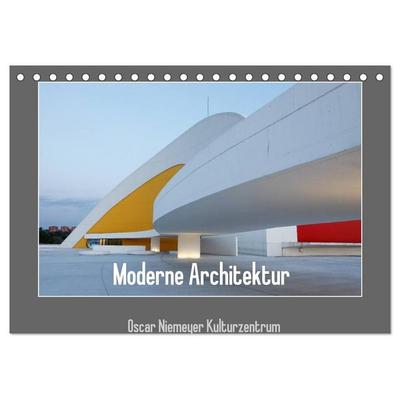 Moderne Architektur - Oscar Niemeyer Kulturzentrum (Tischkalender 2027 DIN A5 quer), CALVENDO Monatskalender