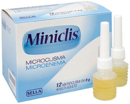 Sella Miniclis Adulti 9 G 12 Microclismi