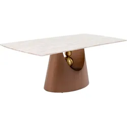 KARE DESIGN Esstisch Geraldo 71634 200 x 100 cm Stein, Marmor, Granit Weiß
