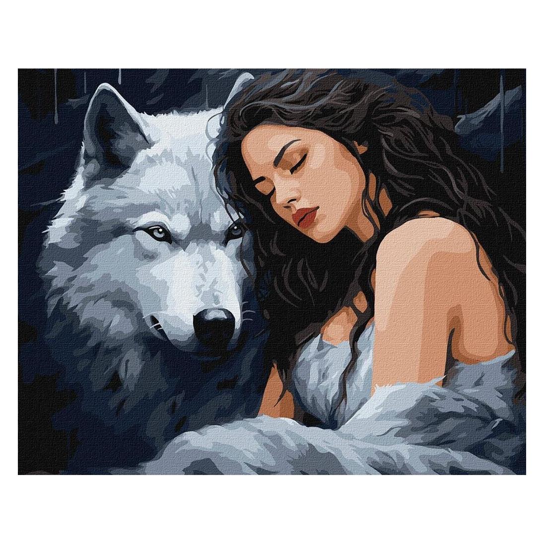 Ideyka Malen nach Zahlen - Unter der Obhut des Wolfes (57318060)