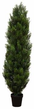 Cedar Tree 4-foot Indoor/ Outdoor Silk Pine - Green