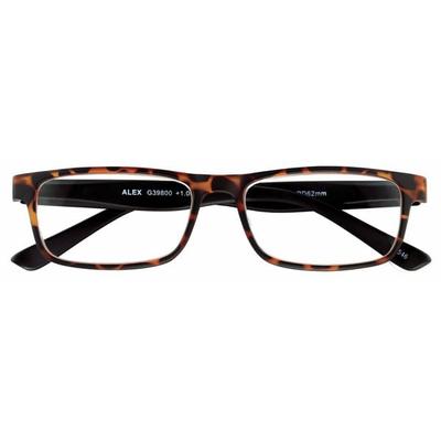 Lesebrille ALEX, havanna, +2.00 dpt