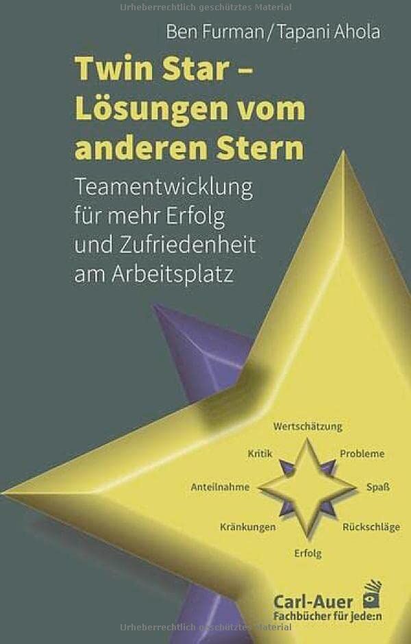 Ben Furman - Twin Star - Lösungen von anderen Stern: Teamentwicklung für mehr Erfolg und Zufriedenheit am Arbeitsplatz (Fachbücher für jede:n) - Preis vom 04.10.2026 03:51:26 h