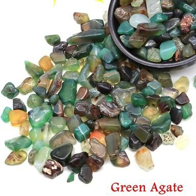 Uplift Picks Natural Agate Crystal Chips Stone Gravel For Aquarium Decor And Crafts flourite 20g