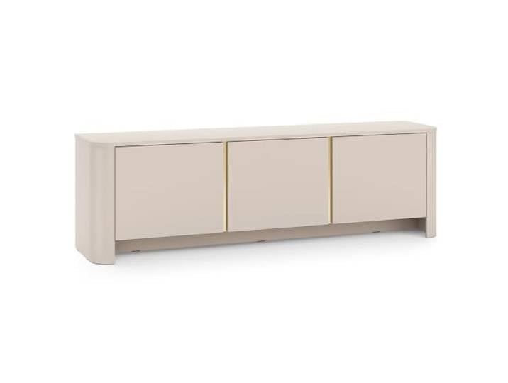 Wohnzimmer Schrank Lowboard mit 168 cm Breite, in Kaschmir, 3 Türen modern