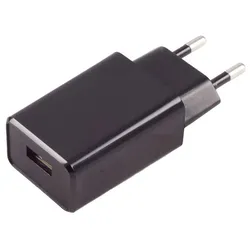 S-IMPULS USB-Netzteil, 1x USB-A, schwarz, Kurzschlussschutz, Überlastschutz, 5W, 1A, 5V