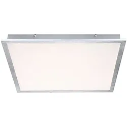 Deckenlampe Deckenleuchte  Aufbaupanel Bürolampe, quadratisch, LED 12,3W 2500Lm warmweiß, LxBxH 60x60x6cm