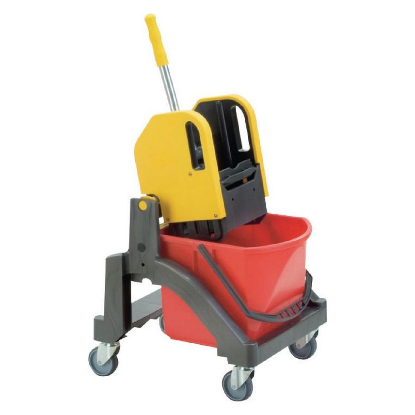 Vermop Reinigungswagen Eimer 1 x 17 l und Presse Kunststoff (1 Stk.) (0348)