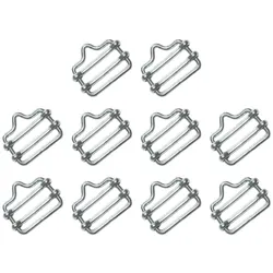 Electra Breitbandverbinder Metall, 40mm, 10er Set - sichere Verbindung von Weidezaunbändern