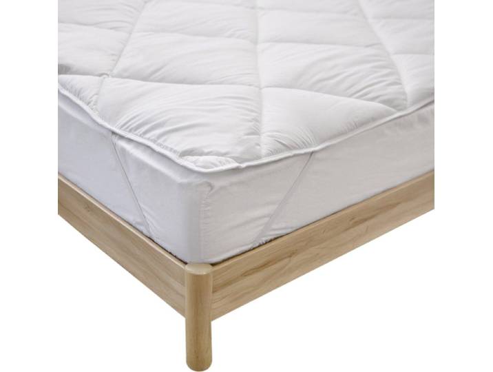 Bleu Calin Surmatelas Confort Moelleux Anti-acariens Traitement naturel 160x200cm