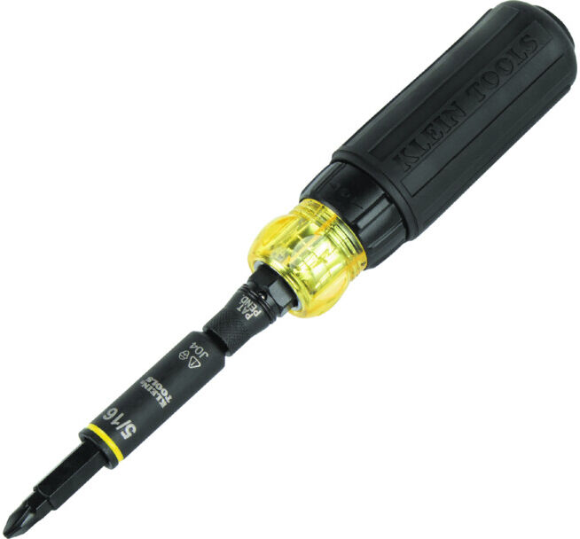 Klein Tools KNECT Tournevis à cliquet multi-embouts 11 en 1 résistant aux chocs (32500HDRT)