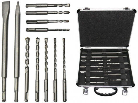 Bosch Coffret de forets mixtes SDS plus -1 et burins, 11 pcs 2608578765