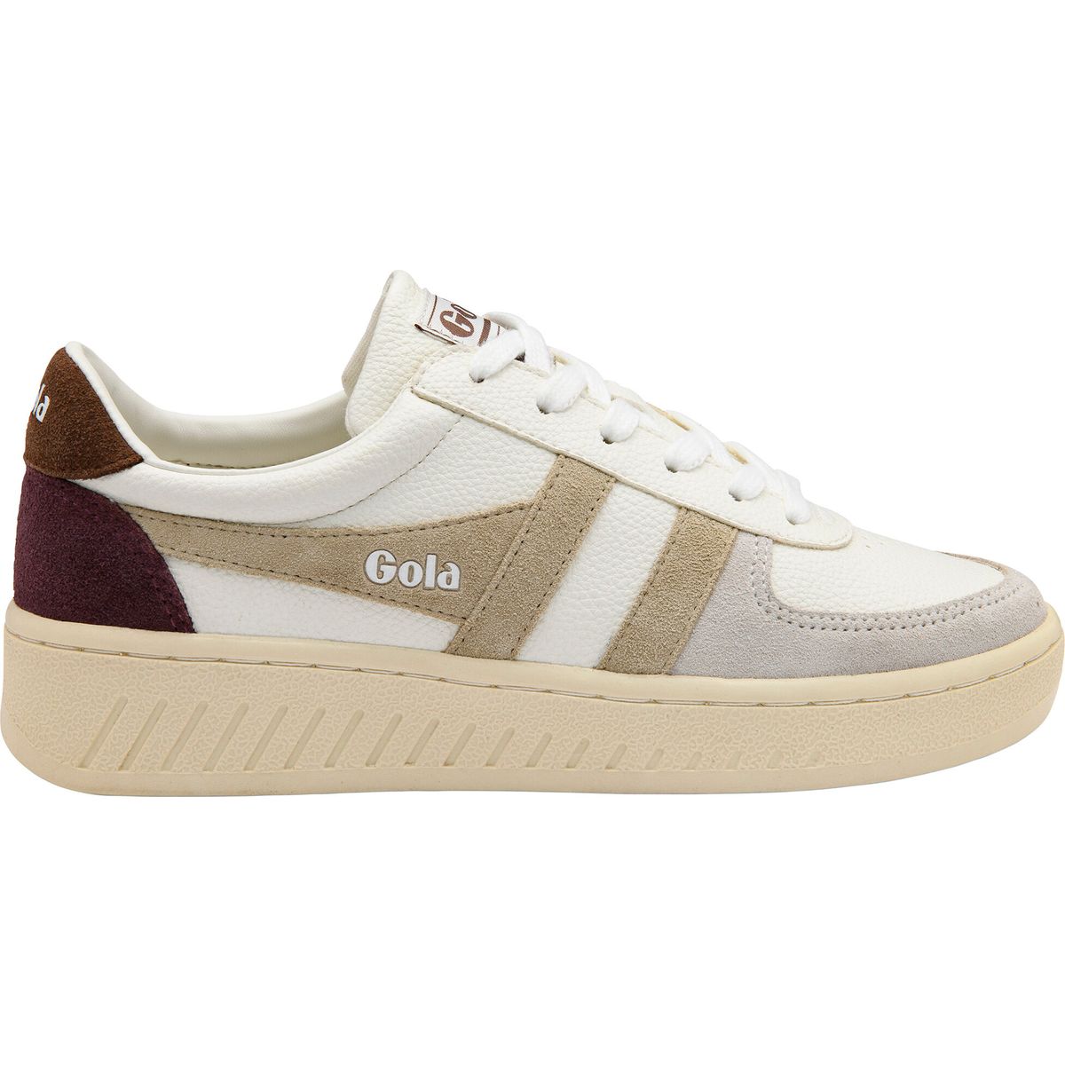 Gola Grandslam Trident Sneaker Women white/wheat/dark brown (FW) 39 CLA415-FW-39-whitewheatdarkbrown