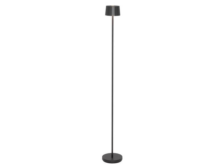 Dieter Knoll Akku-Stehleuchte, Schwarz, Metall, Kunststoff, Uni, 90 mm, rund, G, 120 cm, RoHS, CE, Touch-Schalter (on/off), tragbar, Ladeanzeige, Farbtemperaturwechsler, Lampen & Leuchten, Innenbeleuchtung, Stehlampen, Stehlampen
