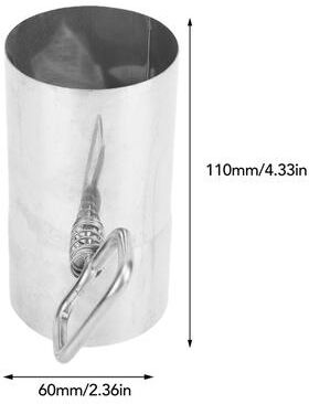 Smart Shopping Spot Premium Stainless Steel Stove Pipe With Damper For Efficient Venting s