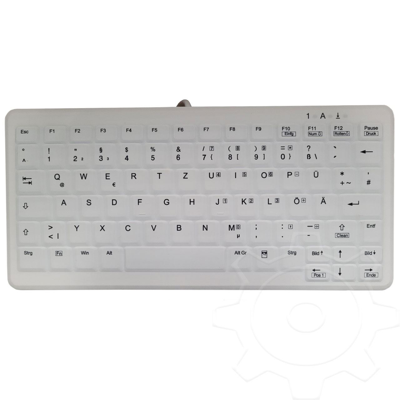 Active Key kompakt Hygiene USB Deutsch weiß (kabelgebunden)