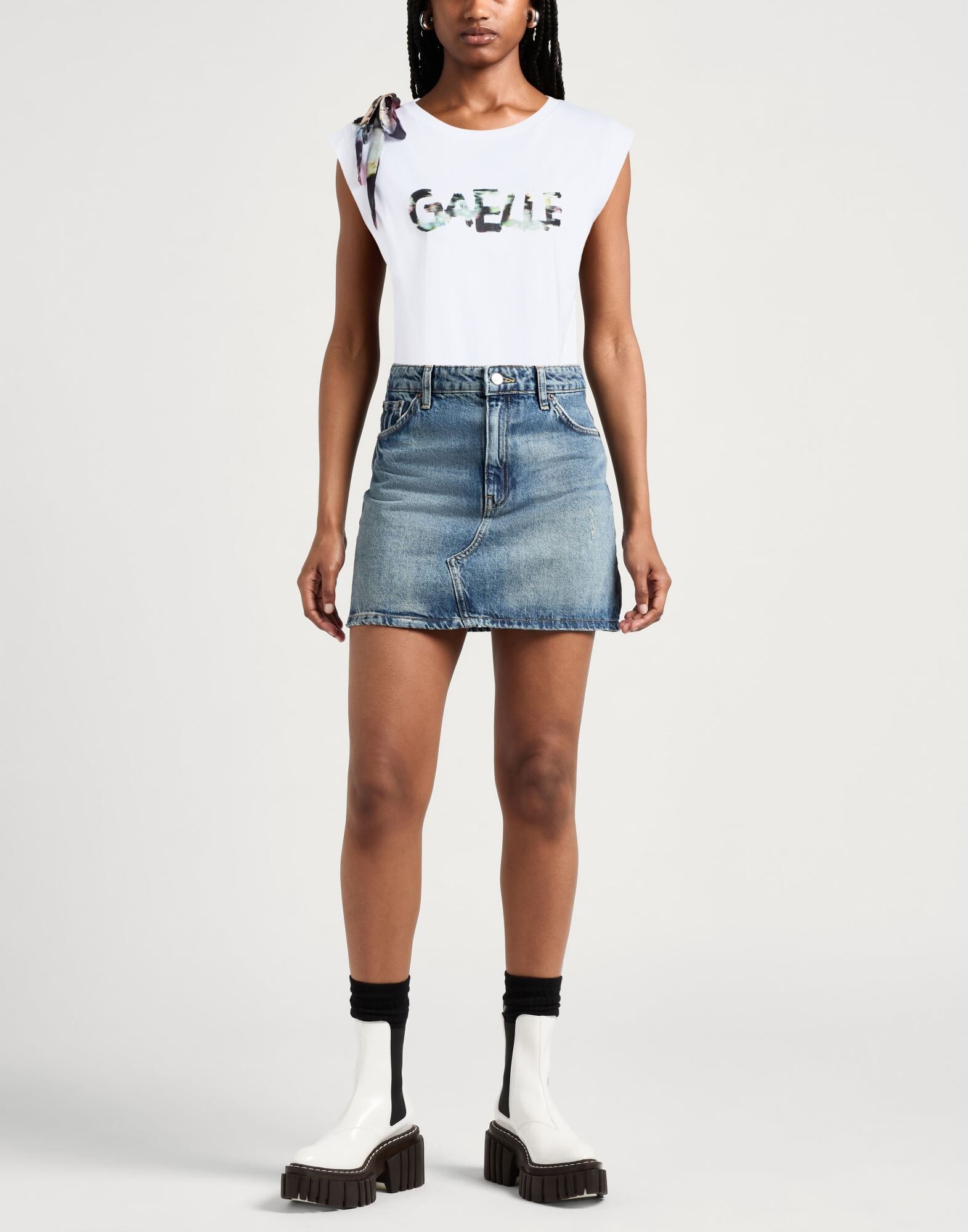 Gaëlle Paris Camiseta Mujer Blanco 1 Mujer