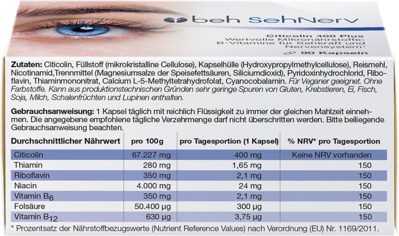 BEH SehNerv Kapseln 90 St