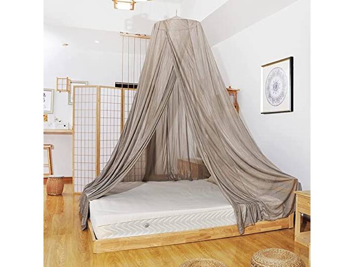 MANGGUO Mesh-Strahlungsschutz-Baldachin, 100% Silberfaser 5g-Abschirmung Moskitonetz, Abschirmung max 99,99% Bett Netto,60x250x1200cm