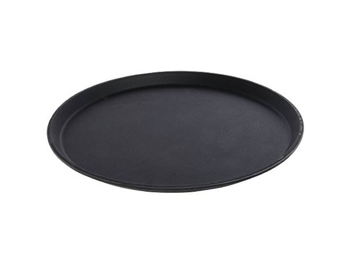 Cambro 1400TL110 Zwart Non-Skid Rond 14 Treadlite lade