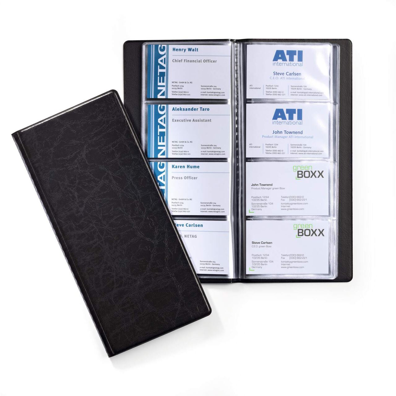 DURABLE Visitenkartenmappe VISIFIX 192 schwarz 240201