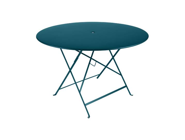Fermob - Table ronde Bistro - Bleu - Acier laqué - Designer Frédéric Sofia