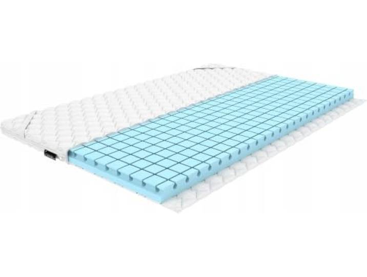 REM-Sen Topper Individual 130x200 H3/H4 7cm Matratzenauflage Schaum Orthopädischer Wendetopper mit 3D-Würfelstruktur, Komfortschaum & Eckgummis. Pflegeleichter, Waschbarer Mikrofaser-Bezug