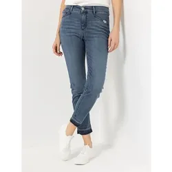 STRANDFEIN Jeanshose Sarah knöchellang OEKO-TEX®Standard 100 schmales Bein