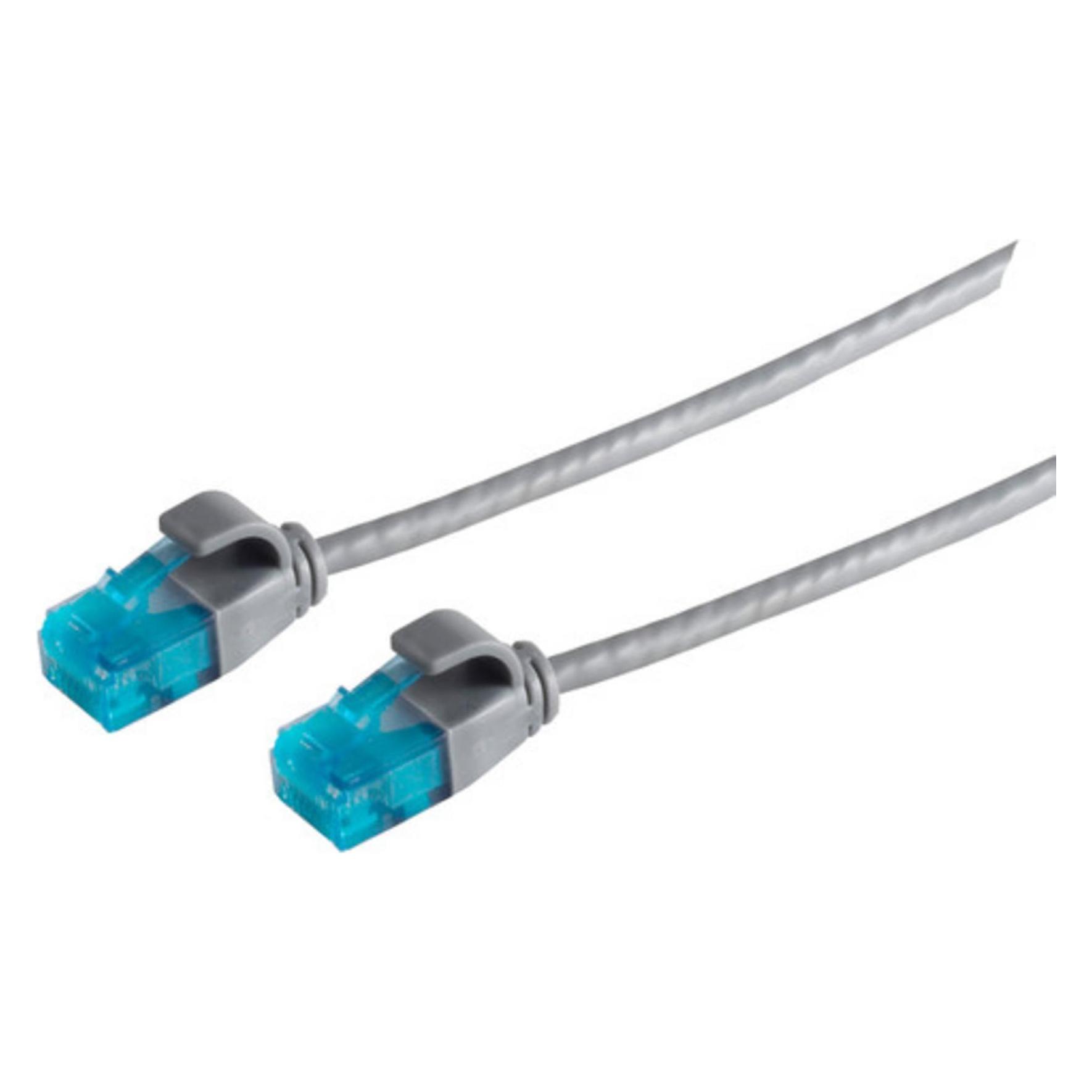 S-Conn 08-22050 U/UTP (UTP) Grau 5m Cat6 Netzwerkkabel (U/UTP, CAT6, 5 m) (08-22050)