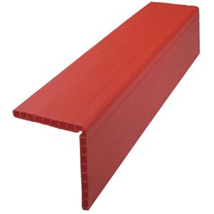 Dolezych Kantenschutzwinkel 1200 x 190/190mm, für Spanngurt und Umreifungsband, aus Kunststoff, orange