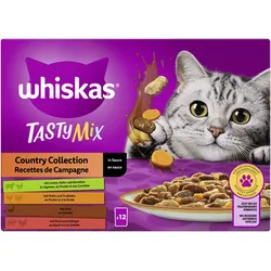 Whiskas Whiskas Multipack Tasty Mix Country Collection in Sauce 4x1.02 kg