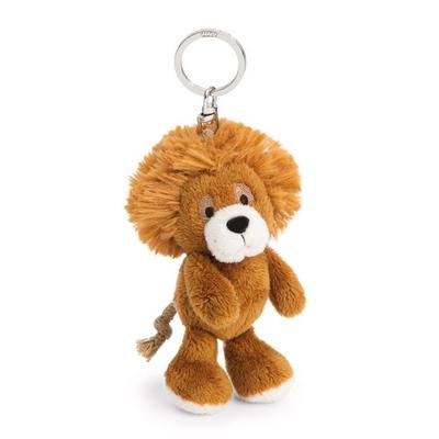 NICI 62730 - Wild Friends, Löwe King Kimari, Schlüsselanhänger, 10 cm, GREEN