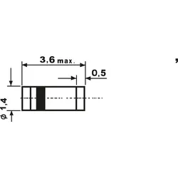 BAV 102 - Gleichrichterdiode, 200 V, 0,2 A, Mini Melf